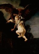 REMBRANDT Harmenszoon van Rijn The rape of Ganymede (mk33) China oil painting reproduction